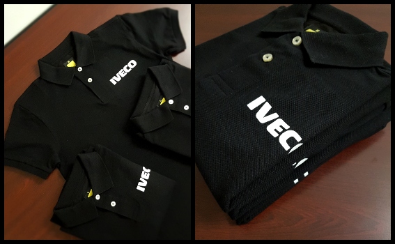 черные поло с логотипом Iveco